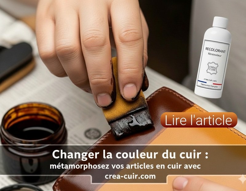 Changer la couleur d'un cuir